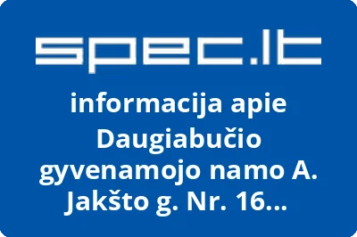 Daugiabučio gyvenamojo namo A. Jakšto g. Nr. 16 savininkų bendrija