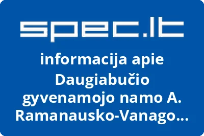 Daugiabučio gyvenamojo namo A. Ramanausko-Vanago g. 1 savininkų bendrija