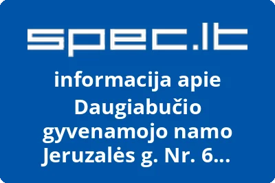 Daugiabučio gyvenamojo namo Jeruzalės g. Nr. 6 savininkų bendrija