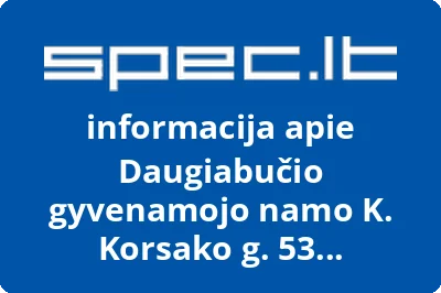 Daugiabučio gyvenamojo namo K. Korsako g. 53 savininkų bendrija