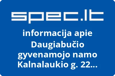 Daugiabučio gyvenamojo namo Kalnalaukio g. 22 savininkų bendrija