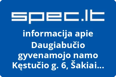 Daugiabučio gyvenamojo namo Kęstučio g. 6, Šakiai savininkų bendrija