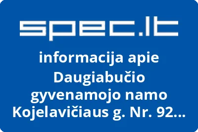 Daugiabučio gyvenamojo namo Kojelavičiaus g. Nr. 92 savininkų bendrija