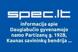 Daugiabučio gyvenamojo namo Partizanų g. 192B, Kaunas savininkų bendrija Paparčio žiedas iliustracija