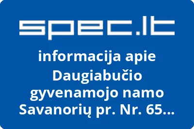 Daugiabučio gyvenamojo namo Savanorių pr. Nr. 65 savininkų bendrija