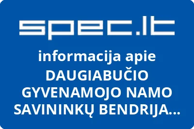 DAUGIABUČIO GYVENAMOJO NAMO SAVININKŲ BENDRIJA ŠILO G. 12
