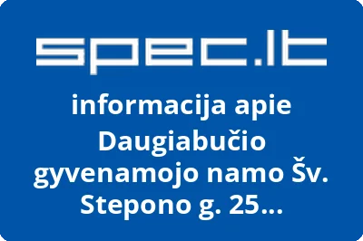 Daugiabučio gyvenamojo namo Šv. Stepono g. 25 savininkų bendrija Steponas