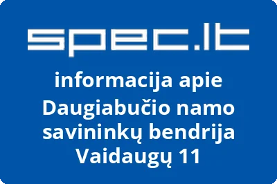Daugiabučio namo savininkų bendrija Vaidaugų 11