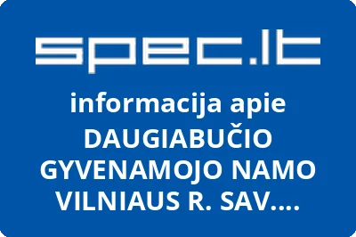 DAUGIABUČIO GYVENAMOJO NAMO VILNIAUS R. SAV. VAIDOTŲ K. ŠALTINIO G. 5 SAVININKŲ bendrija