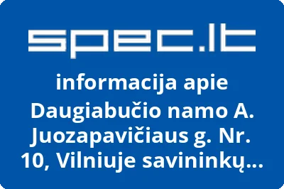 Daugiabučio namo A. Juozapavičiaus g. Nr. 10, Vilniuje savininkų bendrija