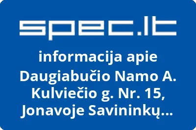 Daugiabučio Namo A. Kulviečio g. Nr. 15, Jonavoje Savininkų Bendrija