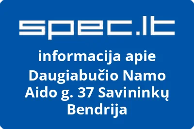 Daugiabučio Namo Aido g. 37 Savininkų Bendrija