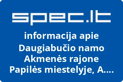 Daugiabučio namo Akmenės rajone Papilės miestelyje, A. Mockaus skg. 6, savininkų bendrija