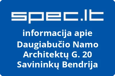 Daugiabučio namo ARCHITEKTŲ G. 20 savininkų bendrija