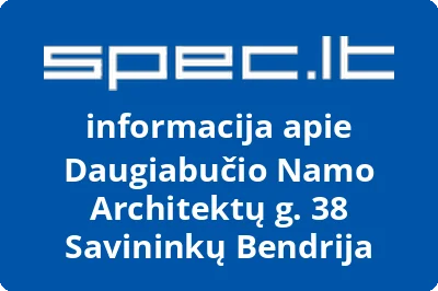 Daugiabučio Namo Architektų g. 38 Savininkų Bendrija