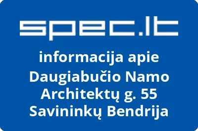 Daugiabučio Namo Architektų g. 55 Savininkų Bendrija | spec.lt
