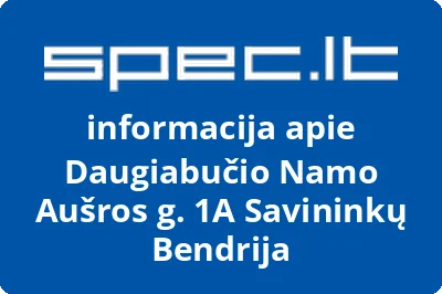 Daugiabučio Namo Aušros g. 1A Savininkų Bendrija | spec.lt