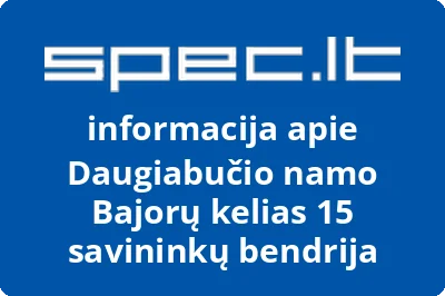 Daugiabučio namo Bajorų kelias 15 savininkų bendrija