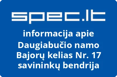 Daugiabučio namo Bajorų kelias Nr. 17 savininkų bendrija