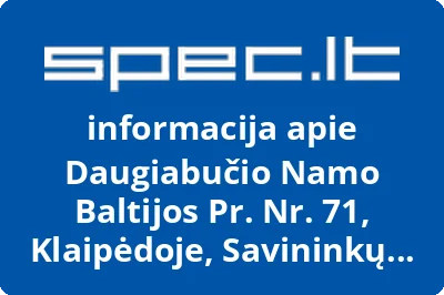 Daugiabučio namo Baltijos pr. Nr. 71, Klaipėdoje, savininkų bendrija