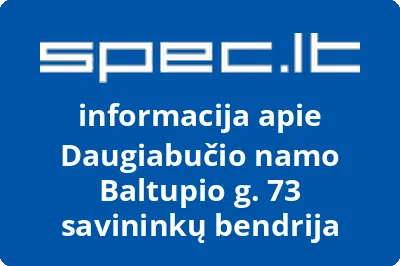 Daugiabučio namo Baltupio g. 73 savininkų bendrija