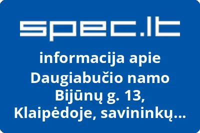 Daugiabučio namo Bijūnų g. 13, Klaipėdoje, savininkų bendrija