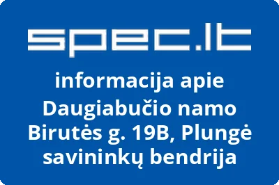 Daugiabučio namo Birutės g. 19B, Plungė savininkų bendrija