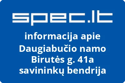 Daugiabučio namo Birutės g. 41a savininkų bendrija