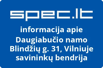 Daugiabučio namo Blindžių g. 31, Vilniuje savininkų bendrija