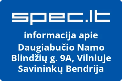 Daugiabučio namo Blindžių g. 9A, Vilniuje savininkų bendrija