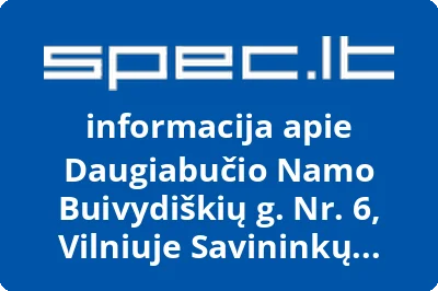 Daugiabučio Namo Buivydiškių g. Nr. 6, Vilniuje Savininkų Bendrija