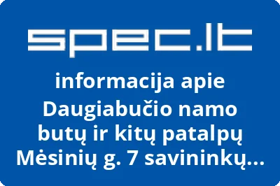Daugiabučio namo butų ir kitų patalpų Mėsinių g. 7 savininkų bendrija