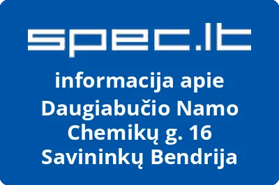 Daugiabučio Namo Chemikų g. 16 Savininkų Bendrija