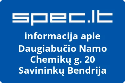 Daugiabučio Namo Chemikų g. 20 Savininkų Bendrija