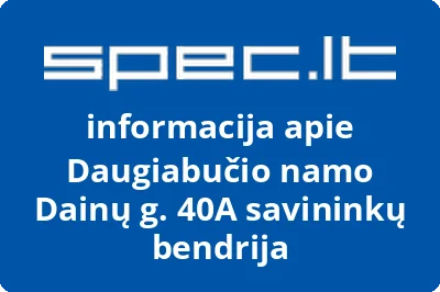 Daugiabučio namo Dainų g. 40A savininkų bendrija