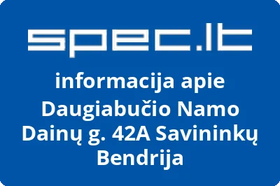 Daugiabučio Namo Dainų g. 42A Savininkų Bendrija