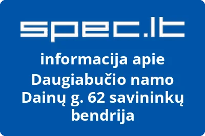 Daugiabučio namo Dainų g. 62 savininkų bendrija