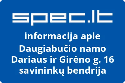 Daugiabučio namo Dariaus ir Girėno g. 16 savininkų bendrija