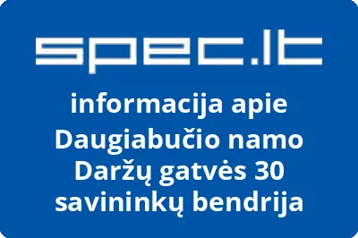 Daugiabučio namo Daržų gatvės 30 savininkų bendrija