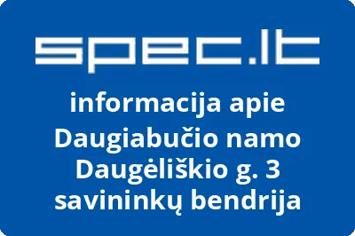 Daugiabučio namo Daugėliškio g. 3 savininkų bendrija