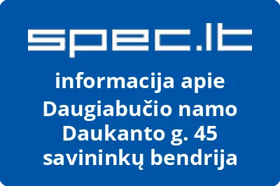 Daugiabučio namo Daukanto g. 45 savininkų bendrija
