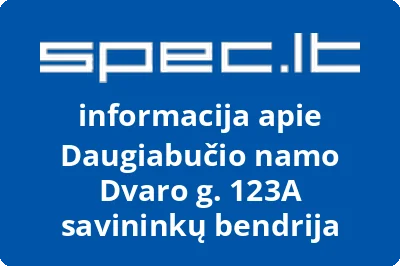 Daugiabučio namo Dvaro g. 123A savininkų bendrija