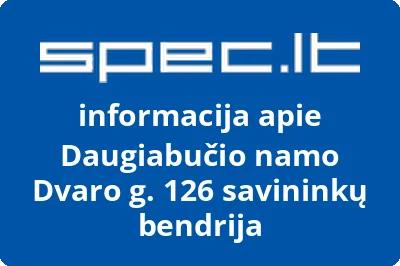 Daugiabučio namo Dvaro g. 126 savininkų bendrija