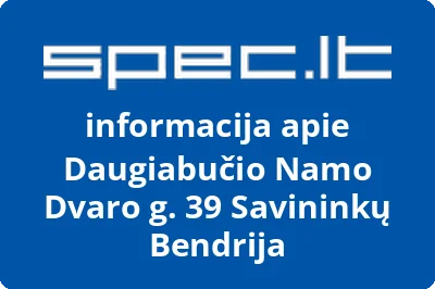 Daugiabučio Namo Dvaro g. 39 Savininkų Bendrija