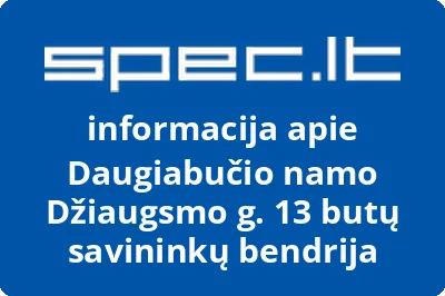 Daugiabučio namo Džiaugsmo g. 13 butų savininkų bendrija
