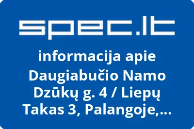Daugiabučio Namo Dzūkų g. 4 / Liepų Takas 3, Palangoje, Savininkų Bendrija