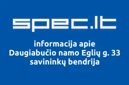 Daugiabučio namo Eglių g. 33 savininkų bendrija | spec.lt