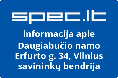Daugiabučio namo Erfurto g. 34, Vilnius savininkų bendrija
