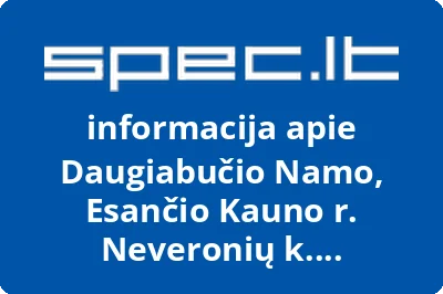 Daugiabučio namo, esančio Kauno r. Neveronių k. Keramikų g. 35, savininkų bendrija