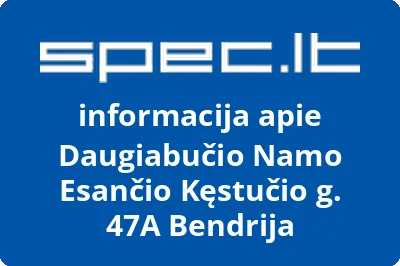Daugiabučio Namo Esančio Kęstučio g. 47A Bendrija